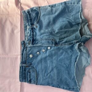 Blue Denim Women's Shorts
